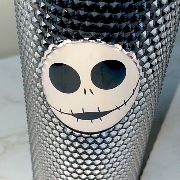The Nightmare Before Christmas Jack Skellington 20 oz. Studded Tumbler - HTF! - Picture 5 of 7
